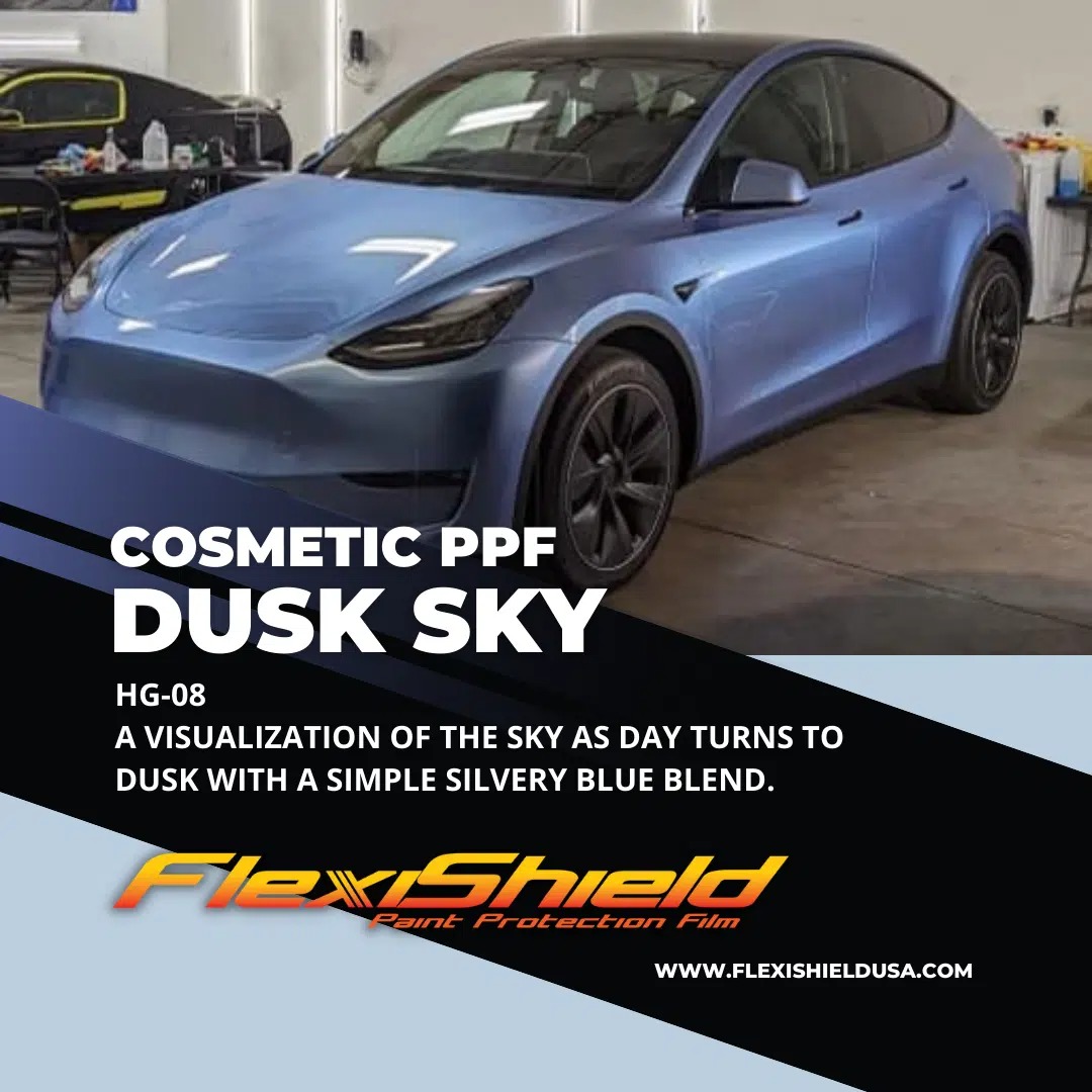 FlexiShield High Gloss Carbon Black Cosmetic Paint Protection Film Wrap |  TP-01